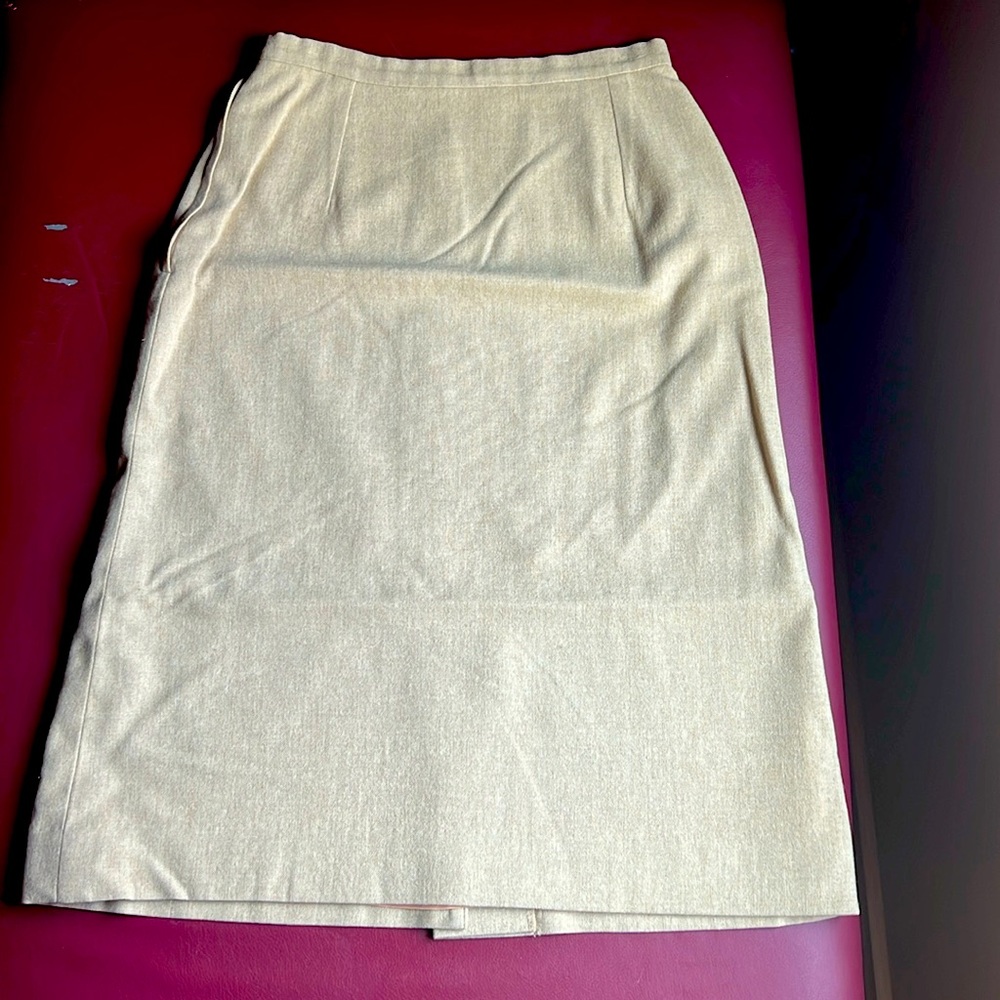 Vintage Pendleton lined wool skirt